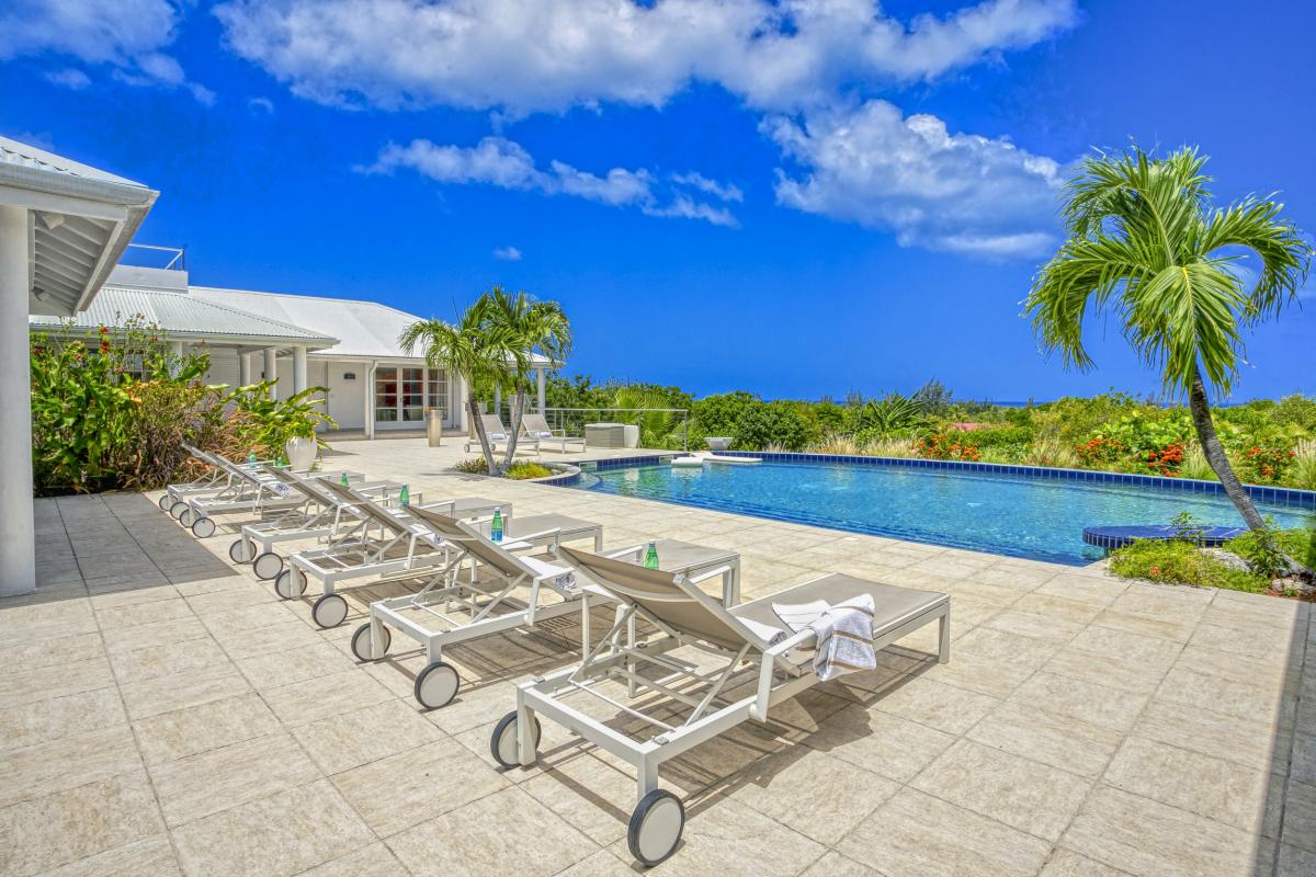 2.Location villa Encore aux Terrres Basses Saint Martin_Piscine